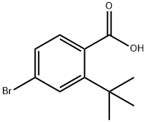 4-bromo-2-tert-butylbenzoic acid Structure