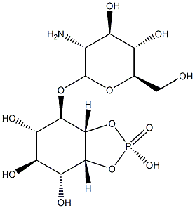 glucosaminyl-1,6-inositol-1,2-cyclic monophosphate Structure