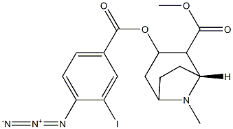 3-iodo-4-azidococaine Structure