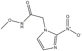 2-nitroimidazole-1-methylacetohydroxamate Structure