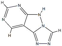 1H-1,2,4-Triazolo[4,3:1,5]pyrazolo[3,4-d]pyrimidine  (9CI) 구조식 이미지