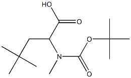 (R,S)-(Tert-Butoxy)Carbonyl N-Me-tBuAla-OH Structure