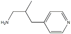 4-Pyridinepropanamine,beta-methyl-(9CI) Structure