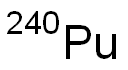 PLUTONIUM-240 Structure