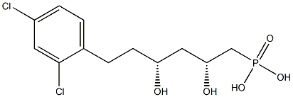 6-(2,4-디클로로페닐)-에리트로-2,4-디히드록시헥실포스폰산 구조식 이미지