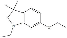 1H-Indole,6-ethoxy-1-ethyl-2,3-dihydro-3,3-dimethyl-(9CI) Structure