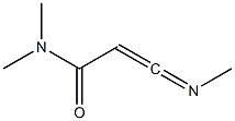 2-Propenamide,N,N-dimethyl-3-(methylimino)-(9CI) Structure