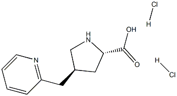 (S)-γ-(2-pyridinyl-methyl)-L-Pro2HCl 구조식 이미지