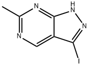 3-iodo-6-methyl-1H-pyrazolo[3,4-d]pyrimidine 구조식 이미지