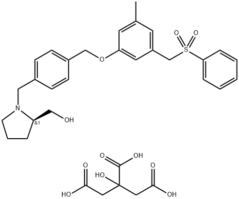 PF-543 (Citrate) 구조식 이미지