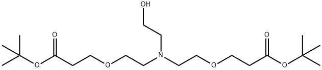 Hydroxy-Amino-(PEG2-t-butyl ester)2 Structure