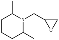 2,6-dimethyl-1-(oxiran-2-ylmethyl)piperidine 구조식 이미지