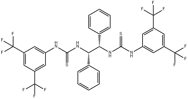 N,N''-[(1S,2S)-1,2-diphenyl-1,2-ethanediyl]bis[N'-[3,5-bis(trifluoroMethyl)phenyl]-Thiourea Structure