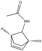 N-[(1β,4β,7-syn)-Bicyclo[2.2.1]hept-2-en-7-yl]acetamide 구조식 이미지