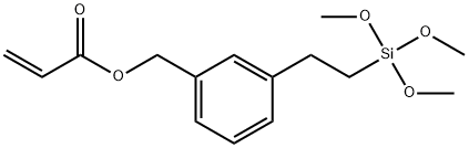 (Acryloxymethyl)phenethyltrimethoxysilanestore <5o C 구조식 이미지