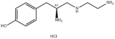 (S)-4-(2-aMino-3-((2-aMinoethyl)aMino)propyl)phenol hydrochloride( 구조식 이미지