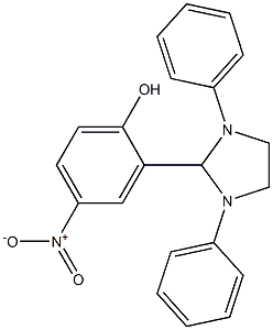 2-(1,3-diphenyl-2-imidazolidinyl)-4-nitrophenol 구조식 이미지