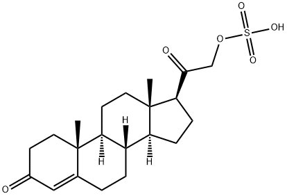 deoxycorticosterone sulfate Structure