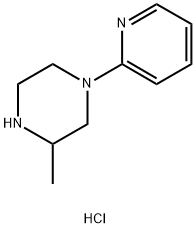 3-Methyl-1-(pyridin-2-yl)piperazine hydrochloride Structure