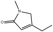 2H-Pyrrol-2-one,4-ethyl-1,5-dihydro-1-methyl-(9CI) 구조식 이미지