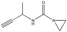 1-Aziridinecarboxamide,N-(1-methyl-2-propynyl)-(9CI) Structure