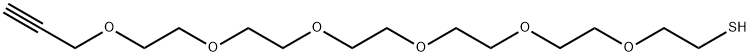 HC≡C-CH2-PEG6-SH Structure