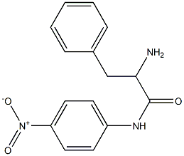 DL-Phe-pNA 구조식 이미지