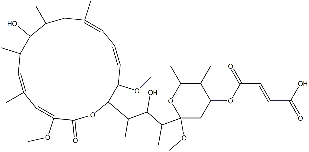 23-Deethyl-2-demethyl-2-methoxy-23-methyl-19-O-methylhygrolidin 구조식 이미지