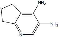 5H-Cyclopenta[b]pyridine-3,4-diamine,6,7-dihydro-(9CI) Structure