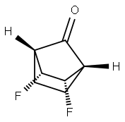 Bicyclo[2.2.1]heptan-7-one, 2,3-difluoro-, (1R,2R,3S,4S)-rel- (9CI) 구조식 이미지