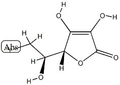 6-데옥시-6-플루오로아스코르브산 구조식 이미지