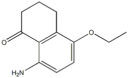 1(2H)-Naphthalenone,8-amino-5-ethoxy-3,4-dihydro-(9CI) 구조식 이미지