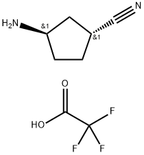 3-aMinocyclopentacyanide trifluoroacetic acid Structure