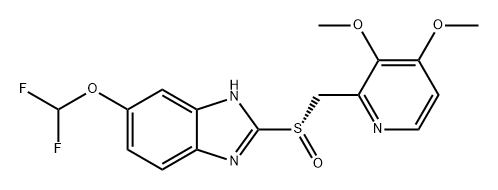 S-Pantoprazole 구조식 이미지