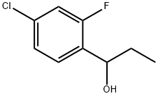 1-(4-chloro-2-fluorophenyl)propan-1-ol Structure