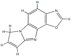 7H-Pyrrolo[2,1:2,3]imidazo[4,5-g]benzoxazole(8CI) Structure