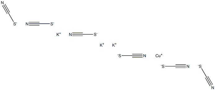 tripotassium hexakis(thiocyanato-N)chromate(3-)  Structure