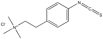 3-(4'-(ethylene-N,N,N-trimethylamino)phenyl)-2-isothiocyanate Structure