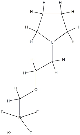 Potassium 2-(pyrrolidin-1-yl)ethoxymethyltrifluoroborate Structure