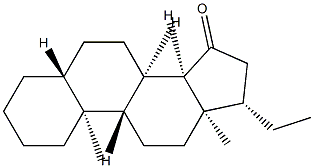 (14β)-5α-Pregnan-15-one Structure