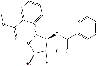 2-Deoxy-2,2-difluoro-D-ribose-3,5-dibenzoate Structure