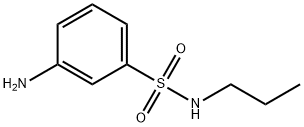 3-amino-N-propylbenzenesulfonamide Structure