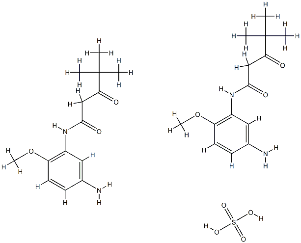 N-5-AmiNo-2-methoxypheNyl-pivaloylacetamide Structure