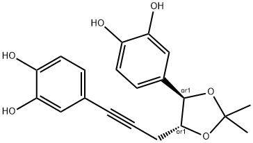 Nyasicol 1,2-acetonide 구조식 이미지