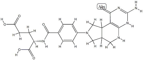 5,10-methylenetetrahydro-5-deazafolic acid Structure