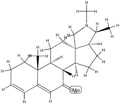 코나닌-3,5-디엔-7-원 구조식 이미지