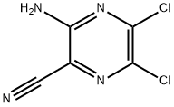 3-aMino-5,6-dichloropyrazine-2-carbonitrile Structure