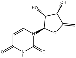 Uridine, 4',5'-didehydro-5'-deoxy- 구조식 이미지