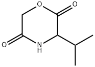 2,5-Morpholinedione,3-(1-methylethyl)-(9CI) Structure