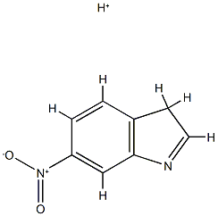 3H-Indole,  6-nitro-,  conjugate  monoacid  (9CI) Structure